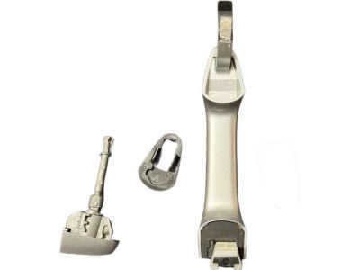 Honda 72181-TR0-A11ZC Handle, Driver Side (Silver Metallic)