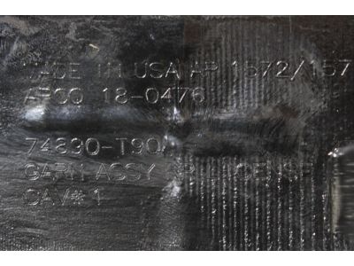 Honda 74890-T90-A01 GARNISH, RR- LICENSE