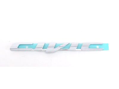 Honda 75722-TS8-A01 Emblem, Rear (Civic)