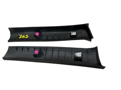 Honda 84155-TS8-A32ZC Garnish, L. FR. Pillar *NH167L* (GRAPHITE BLACK)