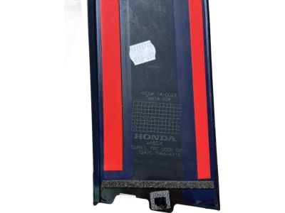 Honda 72470-THR-A11 Garnish Assy., L. FR. Door Sash