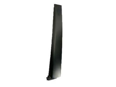 Acura 72470-TK4-A01ZA Garnish, Left Front Door Center Pillar (Black Gloss 80)