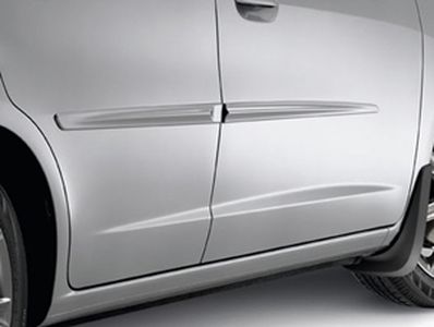 Honda 08P05-TK6-1D0 Body Side Molding (Crystal Black Pearl-exterior) (CRYSTAL BLACK PEARL)