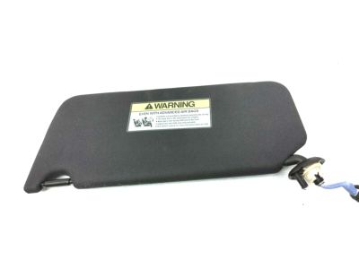 Honda 83230-T3L-A12ZC Sunvisor Assembly, Passenger Side (Graphite Black) (Mirror)