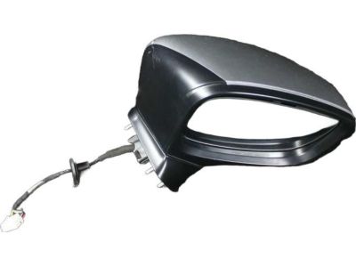 Honda 76200-THR-A52ZE Mirror Assembly, Passenger Side Door (Crystal Black Pearl) (R.C.) (Heated)