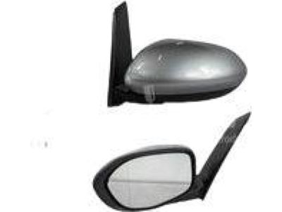 Honda 76250-TK8-A61ZD Mirror, Driver Side Door (Crystal Black Pearl)