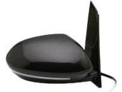 Honda 76250-TK8-A61ZD Mirror, Driver Side Door (Crystal Black Pearl)