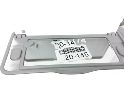 Honda 83230-TR0-A01ZA Sunvisor Assembly, Passenger Side (Clear Gray) (Mirror)