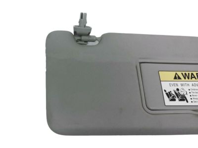 Honda 83230-TR0-A01ZA Sunvisor Assembly, Passenger Side (Clear Gray) (Mirror)