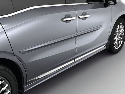 Honda 08P05-THR-120 Body Side Molding (CRYSTAL BLACK PEARL)
