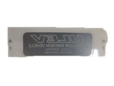 Honda 75737-SDA-A11 Sticker (Ulev)