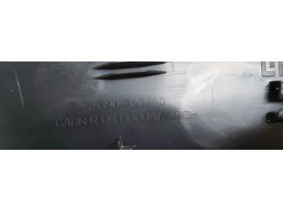 Honda 75390-3A0-A01 GARNISH, R- RR