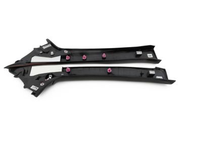 Honda 84105-TS8-A32ZC Garnish, R. FR. Pillar *NH167L* (GRAPHITE BLACK)