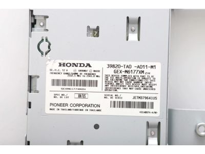 Honda 39820-TA0-A01 XM Unit