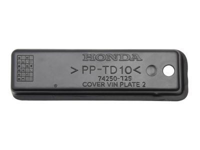 Honda 74250-TZ5-A00 Cover, Vin Plate