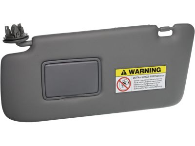 Honda 83280-S9A-A02ZA Sunvisor Assembly, Driver Side (Light Seagull Gray) (Mirror)