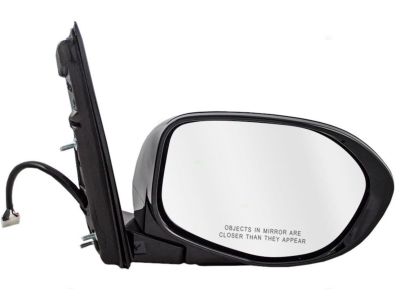 Honda 76200-TK8-A61ZD Mirror, Passenger Side Door (Crystal Black Pearl)