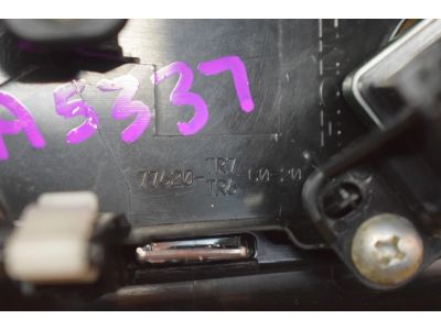 Honda 77621-TR6-C01ZA Outlet Assy. *NH895L* (Driver Side) (BLACK METAL HAIR LINE FILM)