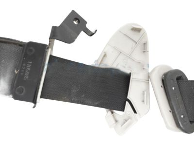 Honda 04824-T5R-A00ZA Tongue Set, Right Rear Seat Belt (Outer) (Deep Black)