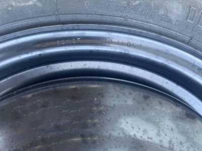 Honda 42700-SCC-951 Disk, Wheel (14X4T) (Black) (Ring Techs)