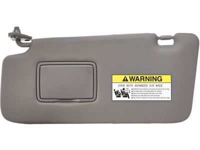 Honda 83280-S9A-A81ZA Sunvisor Assembly, Driver Side (Light Seagull Gray) (Mirror)