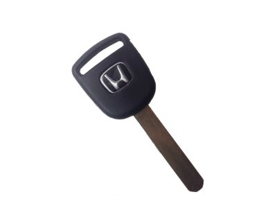 Honda 35113-S0X-A01 Key, Blank (Main) (Black) (Immobilizer)(H-Mark:Silver)