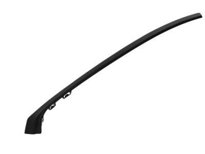 Honda 72442-TA5-A01ZA Garnish, R. FR. Door Sash (Inner) *NH167L* (GRAPHITE BLACK)