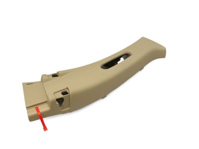 Honda 84161-TG7-A01ZA Garnish Assy., L. Center Pillar (Upper) *YR507L* (SHADOW BEIGE)