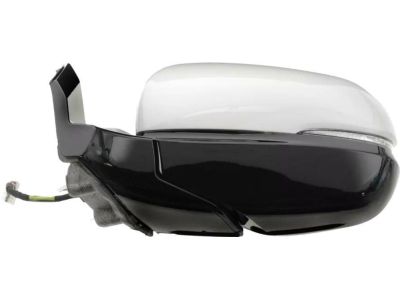 Honda 76250-TG7-A62ZK Mirror Assembly, Driver Side Door (Platinum White Pearl)