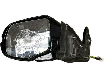 Honda 76250-TG7-A62ZD Mirror, Driver Side Door (Crystal Black Pearl)