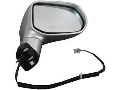 Honda 76200-S5D-A21ZE Mirror Assembly, Passenger Side Door (Satin Silver Metallic) (R.C.)