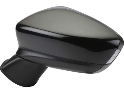Honda 76250-SHJ-A51ZN Mirror Assembly, Driver Side Door (Silver Metallic) (Heated)