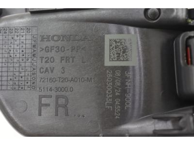 Honda 72160-T20-A02ZA HANDLE ASSY-, L- FR