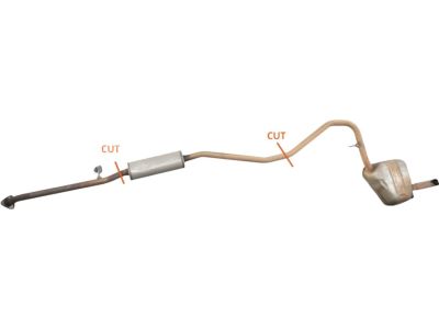 Honda 18307-TBA-A01 Silencer Complete, Exhaust