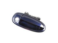 OEM 1999 Honda Accord Handle Assembly, Left Rear Door (Outer) (Deep Velvet Blue Pearl) - 72680-S84-A01ZL