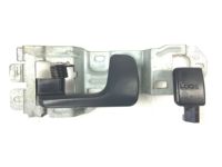 OEM 1997 Honda Civic Handle Assembly, Left Front Inside (Classy Gray) - 72160-S00-A01ZB