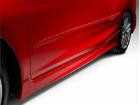 OEM 2012 Honda Civic Body Side Molding (Rallye Red-exterior) (RALLYE RED) - 08P05-TS8-180