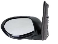 OEM 2014 Honda Odyssey Mirror, Driver Side Door (Smoky Topaz Metallic) - 76250-TK8-A61ZC