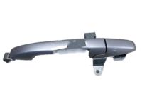 OEM 2009 Honda Civic Handle Assembly, Left Rear Door (Outer) (Silver Metallic) - 72680-SNE-A11ZF