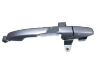 OEM 2012 Honda Pilot Handle Assembly, Left Rear Door (Outer) (Silver Metallic) - 72680-SNE-A11ZF