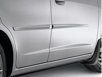 OEM 2011 Honda Fit Body Side Molding (Crystal Black Pearl-exterior) (CRYSTAL BLACK PEARL) - 08P05-TK6-1D0