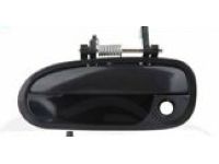 OEM 2003 Honda Civic Handle Assembly, Left Front Door (Outer) (Nighthawk Black Pearl) - 72180-S6D-E01ZA
