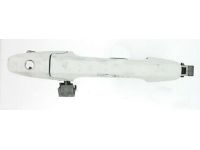 OEM 2011 Honda Pilot Handle Assembly, Driver Side Door (Outer) (Taffeta White) - 72180-SNE-A11ZE