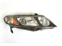 OEM 2011 Honda Civic Headlight Unit, Passenger Side - 33101-SNC-A01