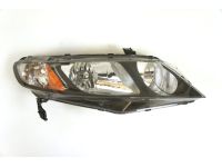 OEM 2008 Honda Civic Headlight Unit, Passenger Side - 33101-SNC-A01