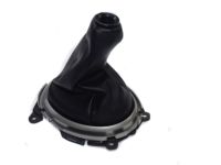 OEM 2009 Honda Fit Boot, Change Lever *NH167L* (GRAPHITE BLACK) - 83414-TF0-J52ZB