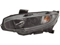 OEM Honda Civic Headlight Assembly, Driver Side - 33150-TBA-A31