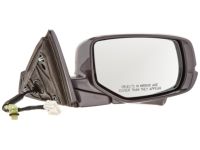 OEM 2014 Honda Accord Mirror Assembly, Passenger Side Door (Modern Steel Metallic) (R.C.) (Heated) - 76200-T3L-A62ZC