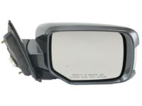 OEM 2012 Honda Pilot Mirror, Passenger Side Door (Polished Metal Metallic) - 76200-SZA-A33ZL
