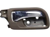 OEM 2005 Honda Accord Handle Assembly, Right Rear Door Inside (Taupe) - 72620-SDA-A02ZB